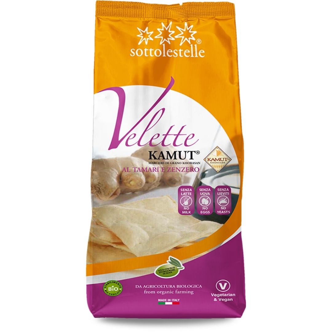 VELETTE KHORASAN KAMUT® TAMARI E ZENZERO SOTTOLESTELLE